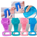 Escova de silicone extensível para corpo da Yszodd, ferramenta de limpeza doméstica para exfoliação suave e eficaz.