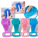 Escova de silicone extensível para corpo da Yszodd, ferramenta de limpeza doméstica para exfoliação suave e eficaz.
