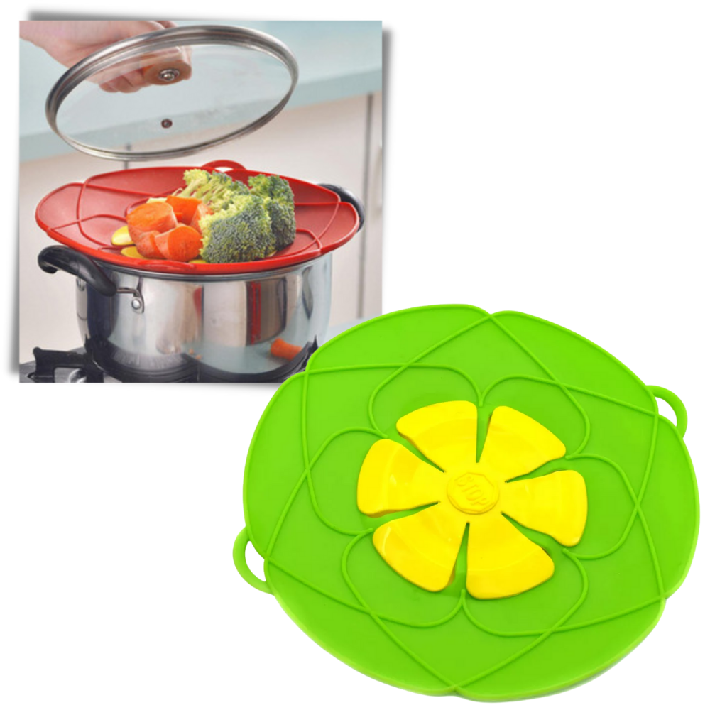 Capa de silicone para panelas e panelas da Ormromra, design bonito, material de cozinha e pâtisserie, ajuste flexível.