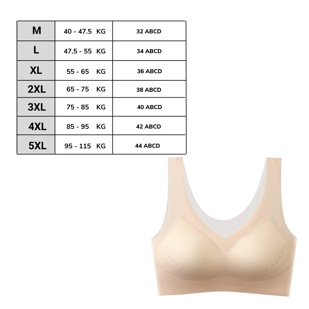 Soutien-gorge ultrafino sem costura em seda glacê da Eopuing, detalhes delicados e acabamento invisível para conforto e elegância