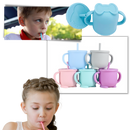 Tampa de silicone para mamadeira infantil Sunri, com bico, ideal para alimentação de bebês, cores variadas.