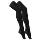 Meia-calça de compressão aminciante preta da Dcdeal, feita para modelar e oferecer suporte às pernas.