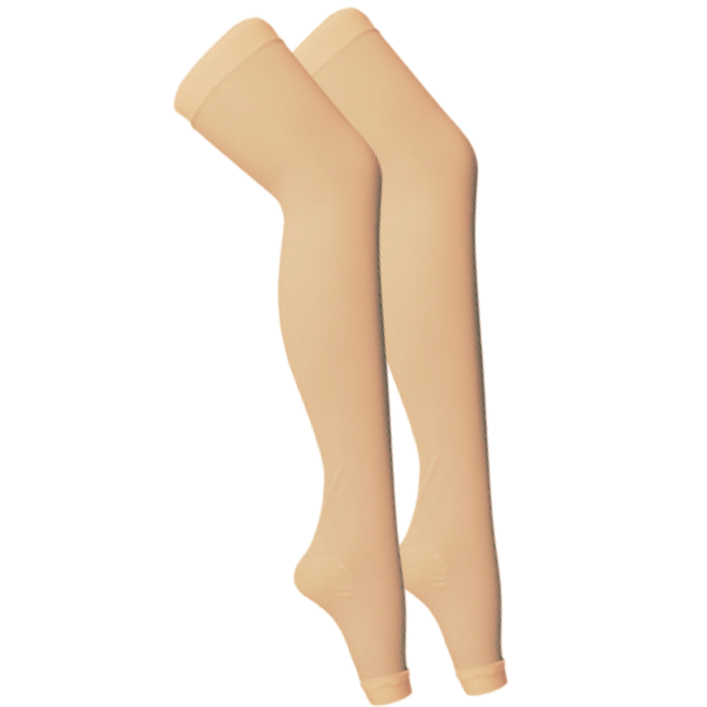 Meia-calça de compressão modeladora nude da Dcdeal, com tecido suave e ajustado para modelar as pernas.