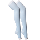 Meia-calça de compressão amincissante da Dcdeal na cor azul claro, tecido suave e ajustado ao corpo para modelar e oferecer conforto.