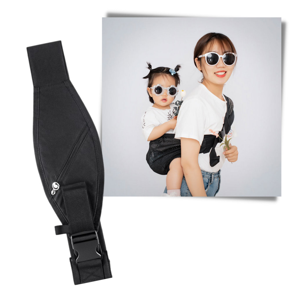 Echarpe para bebê da Maya Wrap, confortável e prática, usada para segurar e acalmar o bebê com estilo e segurança
