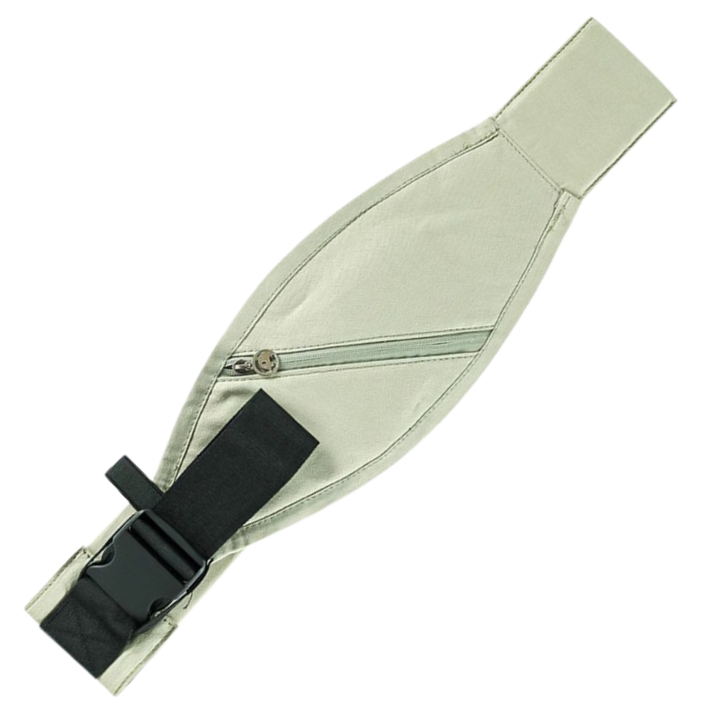 Écharpe para bebê Maya Wrap, tecido verde, usada para segurar e acalmar o bebê com conforto e segurança.