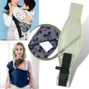 Echarpe para bebê Maya Wrap, confortável e macia, ideal para segurar e balançar o bebê com segurança.