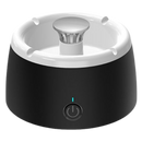 Cendrier de désenfumage intelligent Dupashio, design noir avec capteurs et interface moderne, pour contrôle efficace.