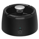 Cendrier de désenfumage intelligent Dupashio noir avec design moderne et capteur intégré pour une utilisation pratique.