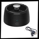 Cendrier de désenfumage intelligent Dupashio, modèle SMARTTRAY, en plastique noir avec capteur intégré pour sécurité et ventilation