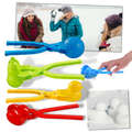 Conjunto de 4 kits de fabricação de bolas de neve Sunisery, jogos de lazer ao ar livre com materiais para criar bolas de neve.