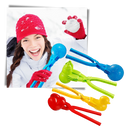 Conjunto de 4 kits para fazer bolas de neve da Sunisery, jogos de exterior com ferramentas para criar bolas de neve.