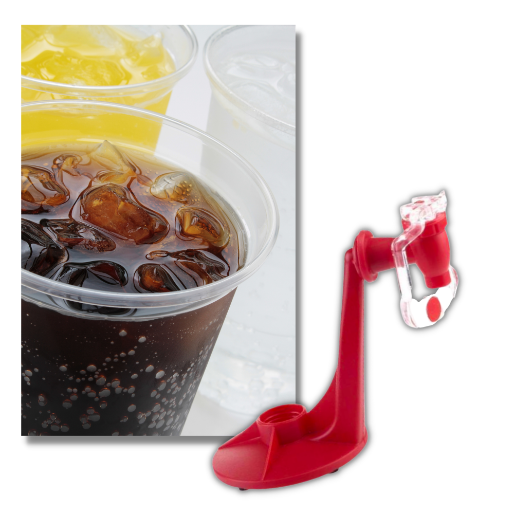 Distributeur de boissons pour bouteilles Sporkpods, accessoire de cuisine pour verser facilement les boissons.