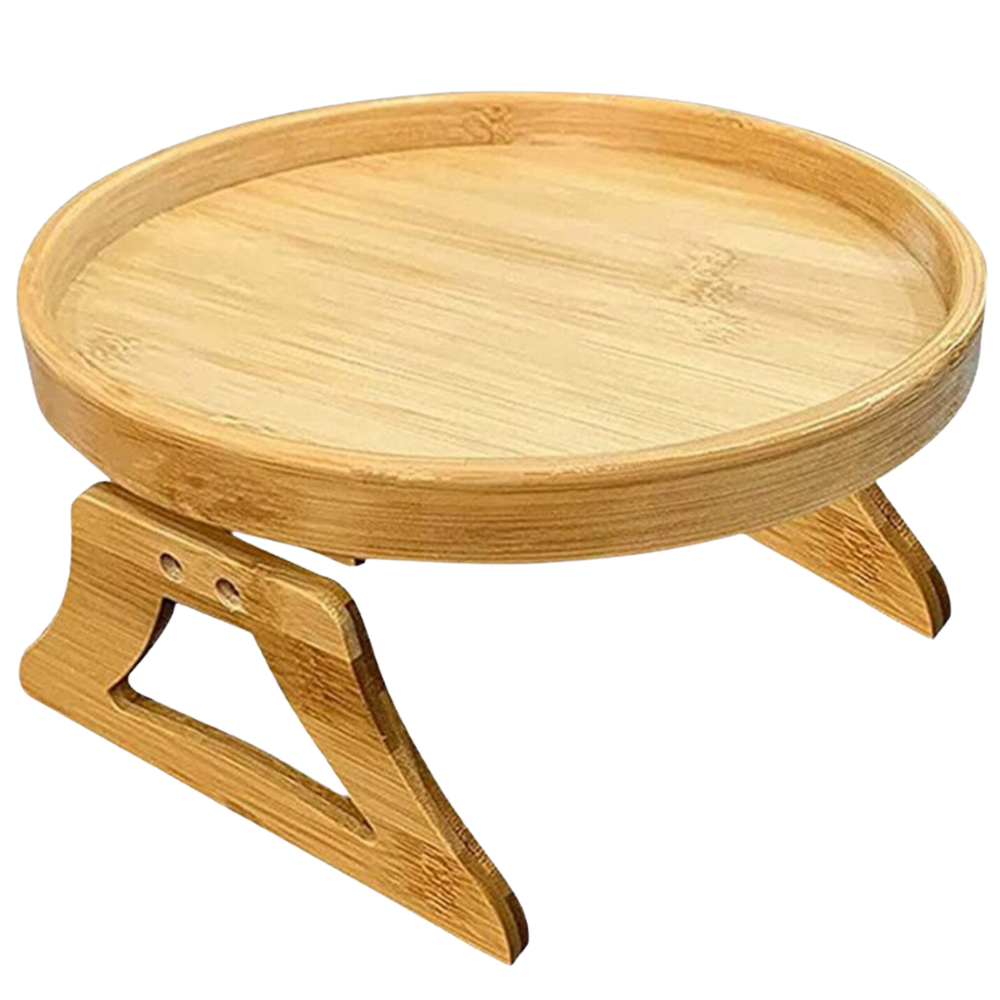 Console de apoio em madeira dobrável Susenc, com design compacto e funcional para decoração e suporte.