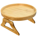 Console de apoio em madeira dobrável Susenc, com design compacto e funcional para decoração e suporte.
