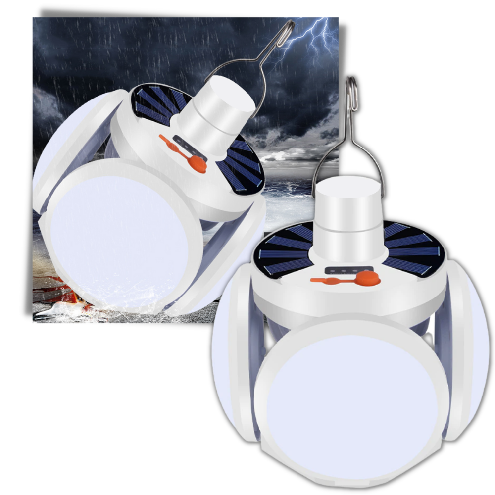 Lanterna LED recarregável para camping e trilha, marca Jupaopon, com design durável e alta luminosidade para atividades ao ar livre.