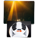 Lâmpada LED recarregável para camping e caminhada, design solar da marca Jupaopon, iluminando ambientes ao ar livre.