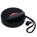 Haut-parleur Bluetooth sem fio com fones de ouvido Imestou, componentes de áudio preto, visível na imagem.