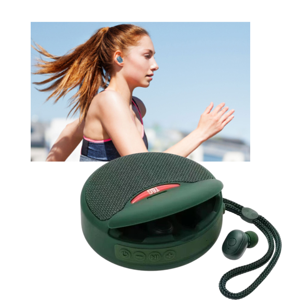 Fones de ouvido Bluetooth sem fio Imestou, componentes de áudio com design confortável e compatíveis com dispositivos móveis.