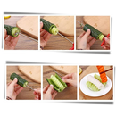 Faca de cozinha Betassfa para fazer legumes em espiral, utensílio fácil de usar para preparar pratos saudáveis e criativos.