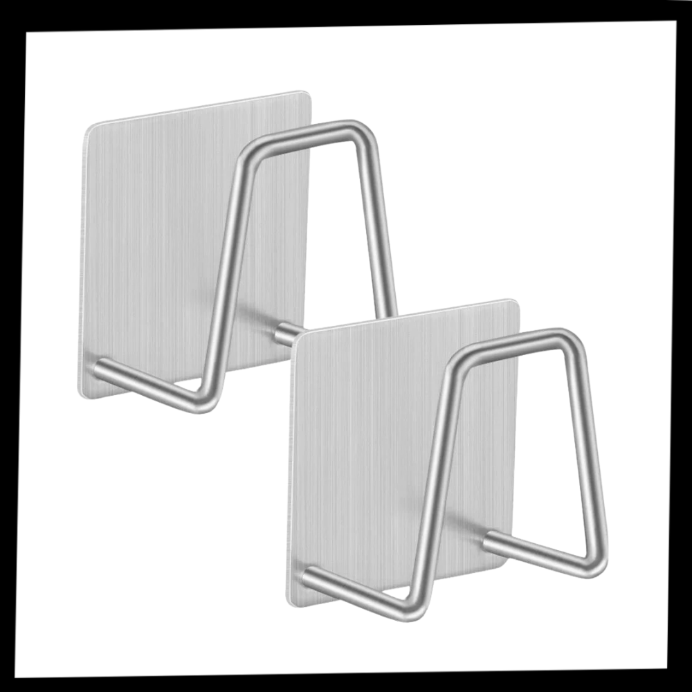 Conjunto de 2 porta-esponja em aço inoxidável para cozinha, utensílios e acessórios duráveis da marca Konesky