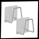 Conjunto de 2 porta-esponja em aço inoxidável para cozinha, utensílios e acessórios duráveis da marca Konesky