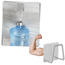 Conjunto de 2 suportes de esponja em aço inoxidável para cozinha, duráveis e práticos para organização de utensílios.