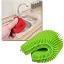 Esponja de silicone para cozinha Yugaoo, ideal para limpeza doméstica, resistente e durável para lavar louças e utensílios.