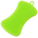 Esponja de cozinha de silicone verde da Yugaoo, ideal para limpeza doméstica eficiente e suave.