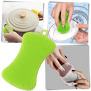 Esponja de silicone para cozinha da Yugaoo, ideal para limpeza doméstica, com superfície macia e durável para lavar louças.