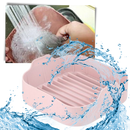 Panela quadrada de silicone ecológica Flm para cozinha e pâtisserie, resistente à lava-louças, ideal para cozinhar e assar.
