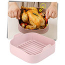 Panela quadrada de silicone ecológica Flm para cozimento e confeitaria, resistente, segura e ideal para assar e preparar alimentos.