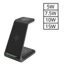 Carregador sem fio Chuyi para telefone, suporte de alimentação com design compacto e moderno, visível na imagem.