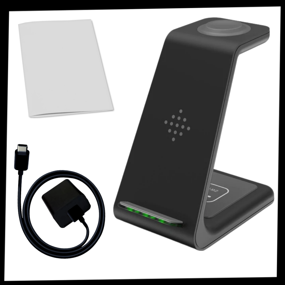 Base de carregamento sem fio Chuyi para telefone, suporte de alimentação compatível com dispositivos móveis.