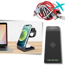 Base de carregamento sem fio Chuyi para telefone, suporte de alimentação com design compacto para recarga rápida.