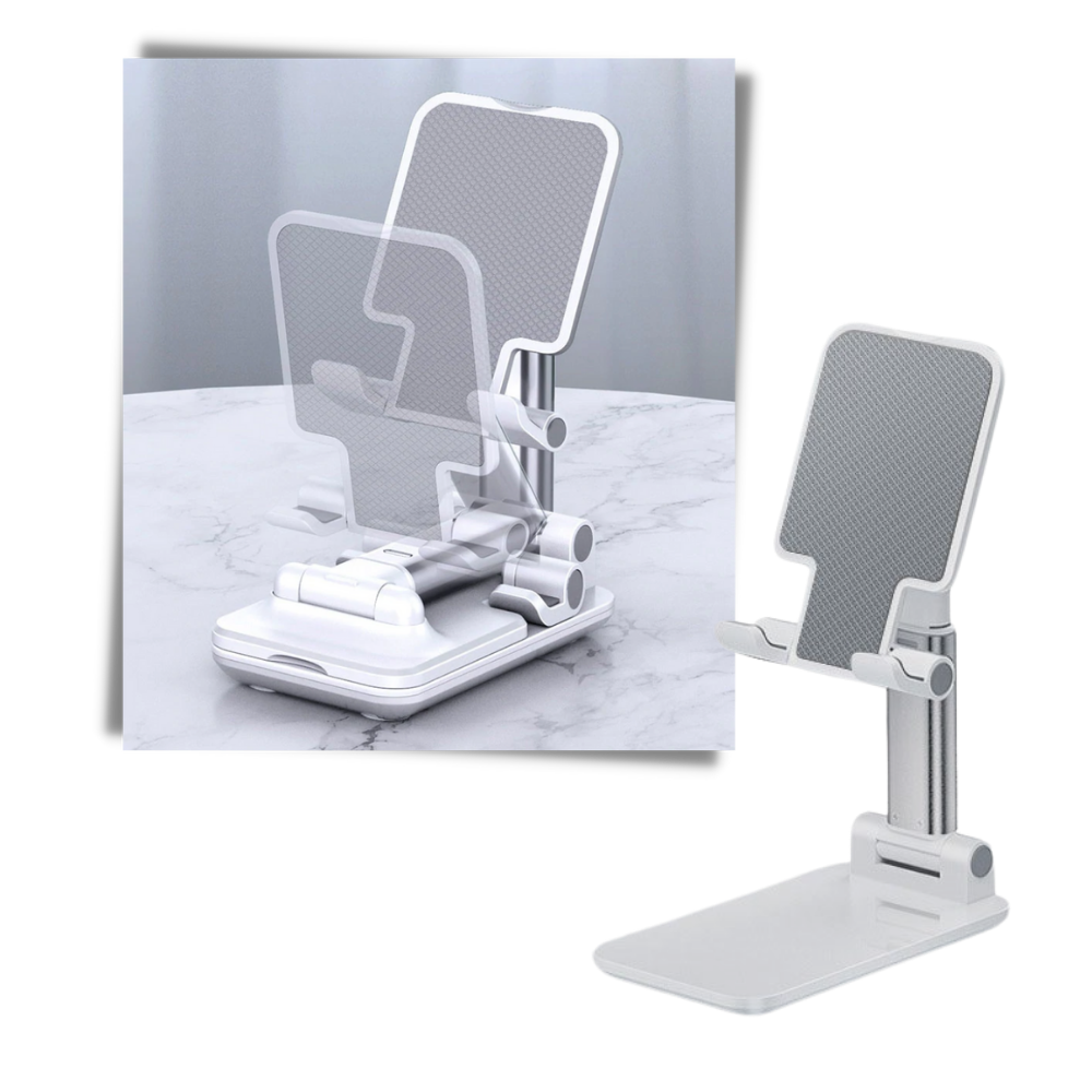 Suporte universal ajustável para celular Yszodd, suporte de telefonia, com base estável e design ergonômico.
