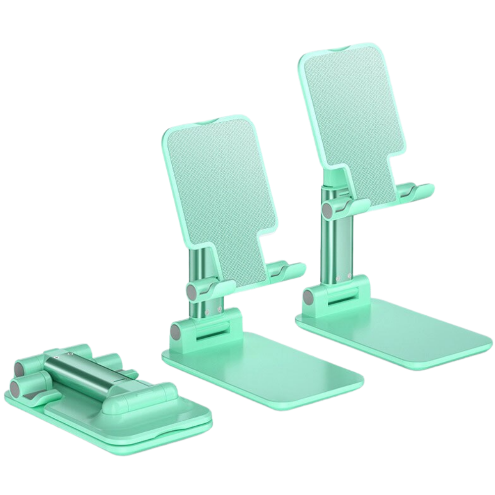 Suporte universal para telefone Yszodd na cor verde, ideal para apoiar smartphones de diferentes tamanhos.