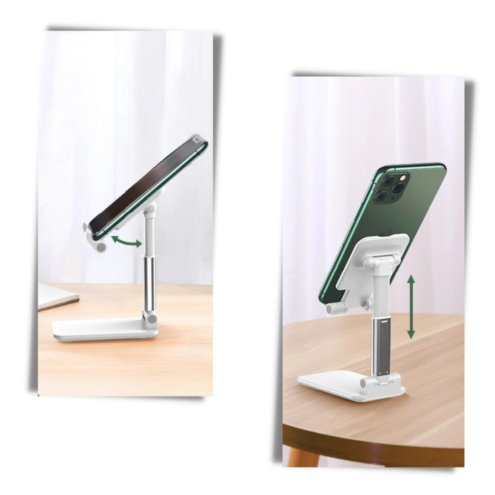 Suporte universal para telefone Yszodd, suporte estável e equilibrado para dispositivos móveis, ideal para uso diário.