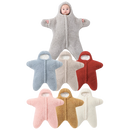 Sac de couchage pour bébé Wicvik Kids avec design étoile de mer, chaud et doux, idéal pour garder bébé au chaud.