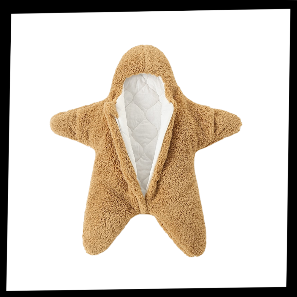 Sac de couchage pour bébé étoile de mer Wicvik Kids, vêtement pour bébés et tout-petits, en tissu doux avec motif étoile de mer.