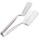Espátula e pinças de aço inoxidável Jisheng para cozinha, utensílios duráveis e resistentes para preparo de alimentos.