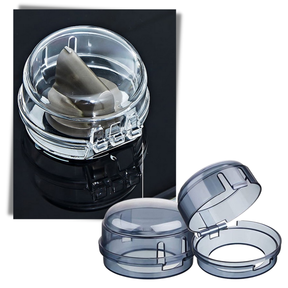 Proteções universais para cooktop Eeekit, acessórios de pequeno eletrodoméstico, design transparente para proteção e praticidade.