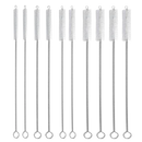 Conjunto de 10 escovas de limpeza para palha, usadas para limpeza doméstica, com cerdas de 15mm para remoção eficiente.