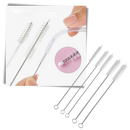 Conjunto de 10 escovas de limpeza para palha, úteis para limpeza doméstica eficiente e fácil.