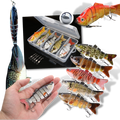 Conjunto de 27 iscas artificiais tipo wobblers para pesca, marca Cnmf, com cores variadas, ideal para pesca esportiva.