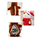 Hamster de pelúcia falante da Yks, figura de brinquedo macia e detalhada, ideal para colecionar ou brincar.