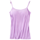 Camisole roxa da marca Cn com soutien-gorge integrado, roupa íntima confortável e estilosa para o dia a dia.