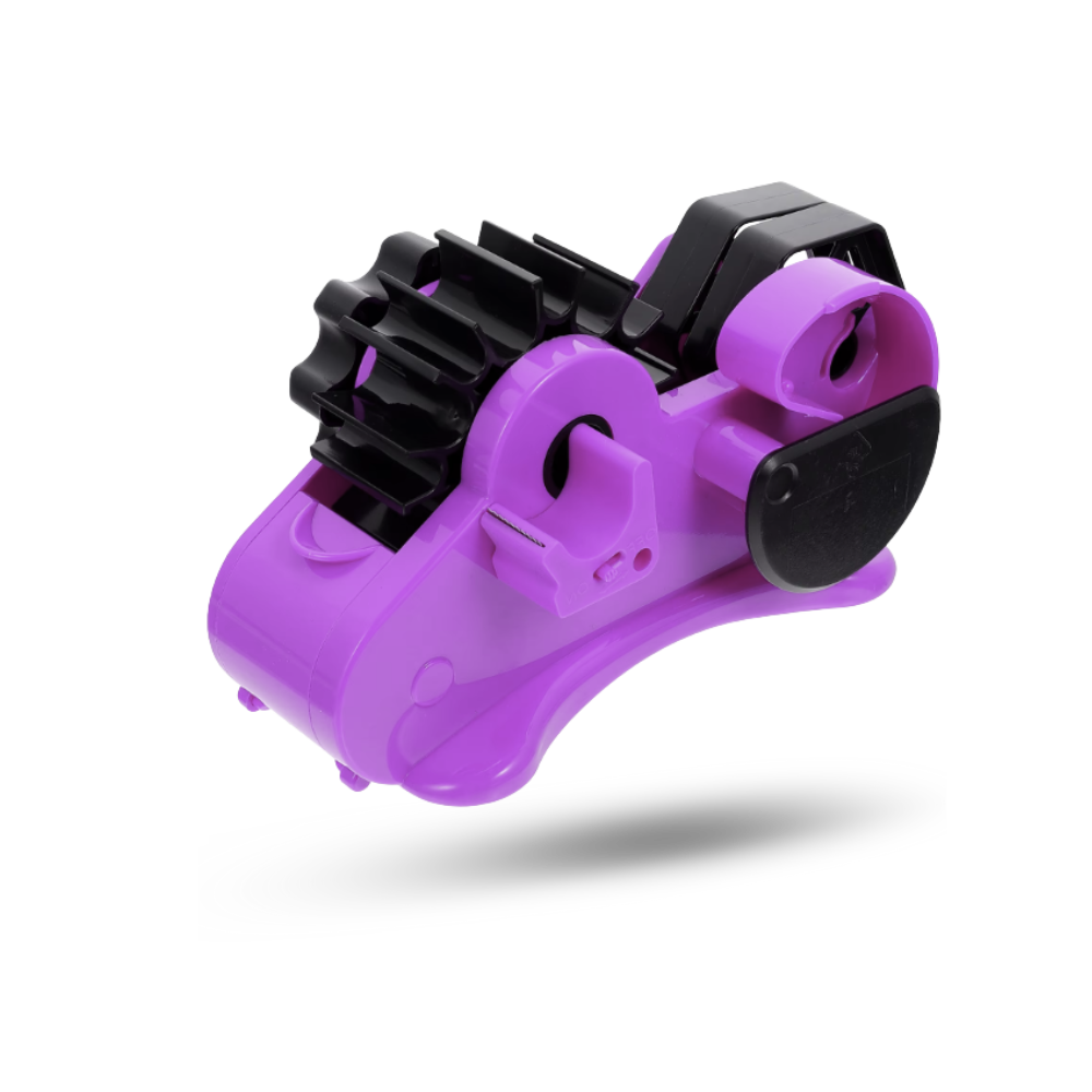 Distributeur de ruban thermique Foeses, dérouleur de ruban adhésif violet pour emballagem e escritório.