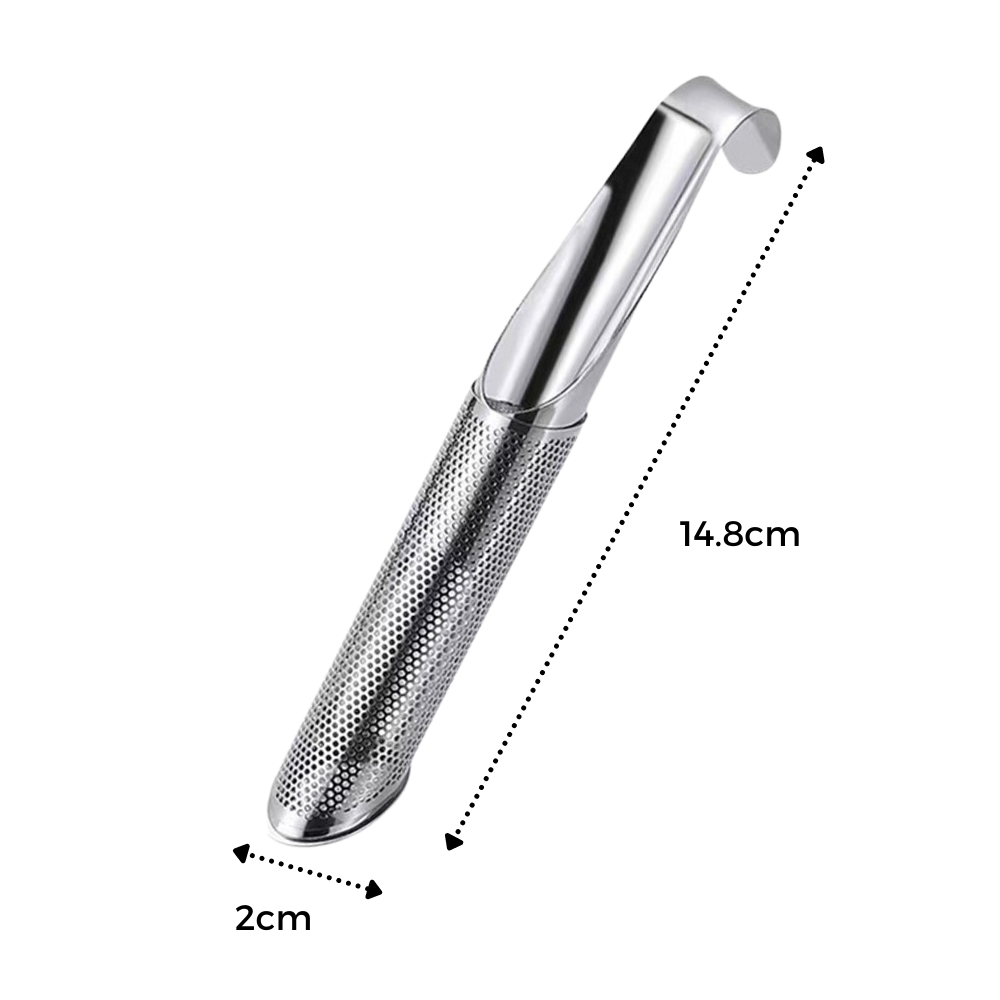 Filtro de chá em aço inoxidável Tika, utensílio de cozinha para preparar chá com malha fina e durável.