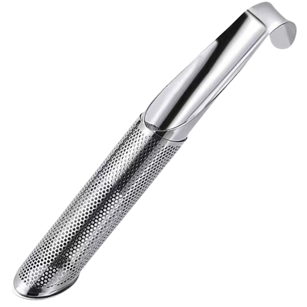 Filtro de chá em aço inoxidável Tika para utensílios de cozinha, tela fina para filtrar folhas de chá.